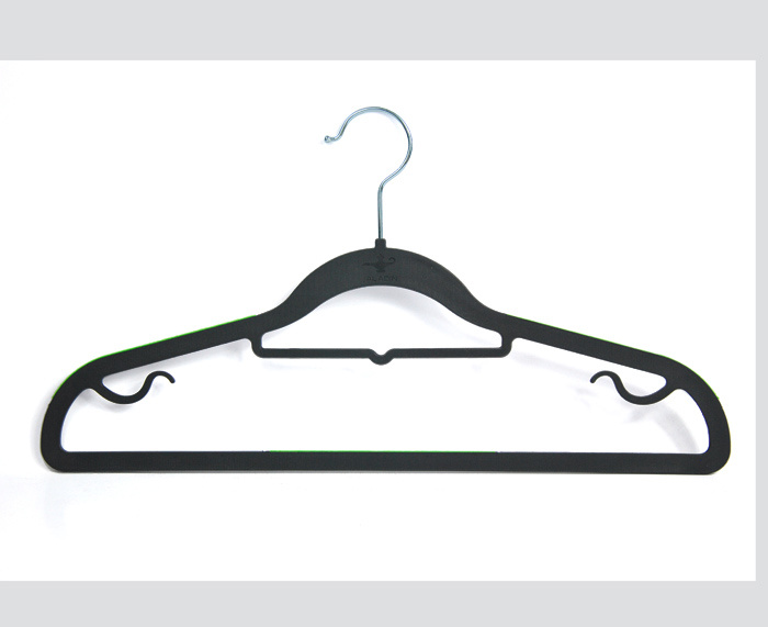 Black velvet hangers