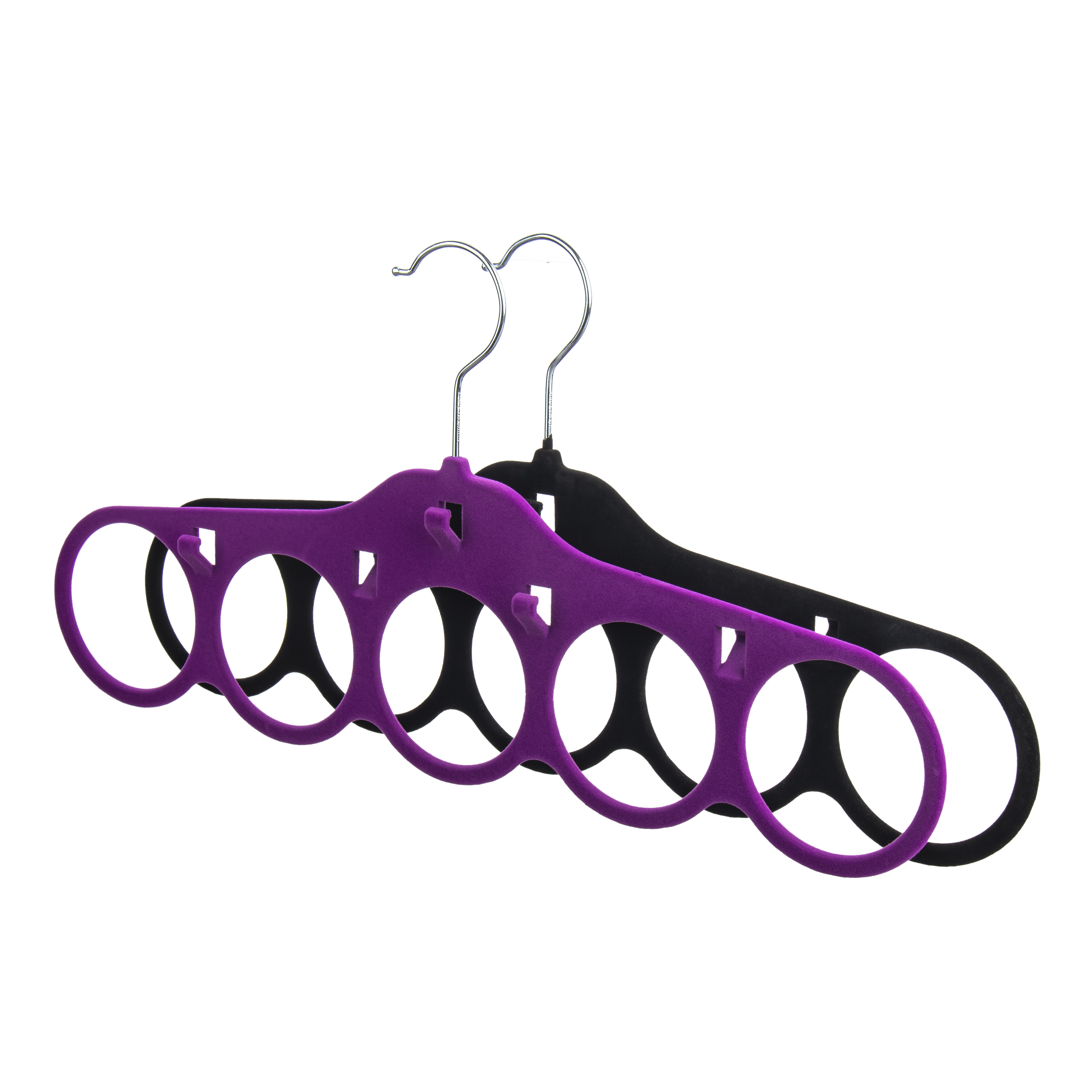 Velvet 5 holes scarf hanger